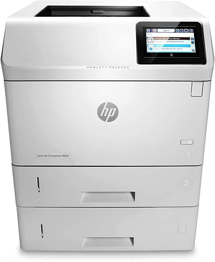 HP LaserJet Enterprise 600 M605 Network Monochrome Laser Printer - Click Image to Close